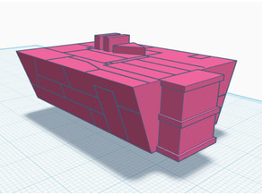 KV-80 Shuttle (X-Wing Scale) 3D model