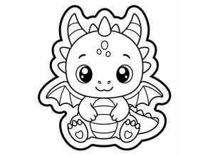 Dragon Cookie Cutter 3D model