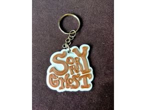 Sorry Ghost keychain 3D model