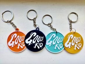Good Kid keychains 3D model