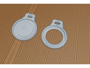 AirTag Case w Apple logo 3D model