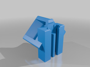 SXT 45 angle mount 3D model