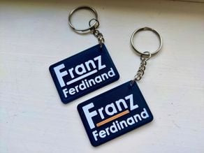 Franz Ferdinand keychain 3D model