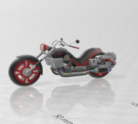 motorcycle 3D model