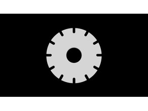 Cylinder shell spiking template 3D model