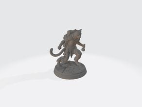 Cat Folk Thief 3D model