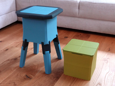Stool is the box 3D model