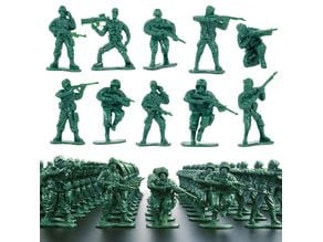 Modular Army Men set 3D model
