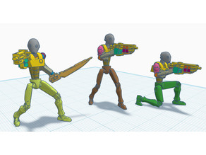 Remixed Commando Droid 3D model