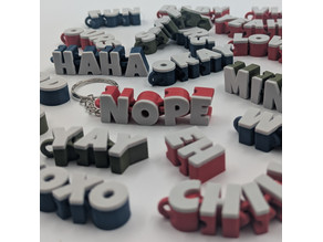 Articulated Keychains - Fun Pack 3D model