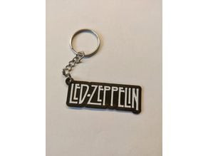 Led Zeppelin keychain 3D model