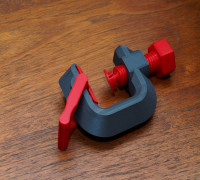 Quick Adjust G-Clamp With Universal Mount 3D model