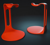 Headphone Stand 3D model