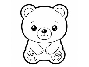 Polar Bear Cookie Cutter 3D model