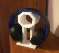 Headphone or Headset Stand 3D model