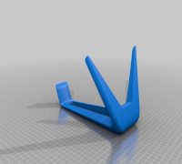 Improved more printable headphone stand from Makerbot 3D model