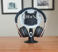 BTS Headphone Stand 3D model