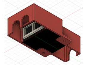 RJ45-Splitter secure mount 3D model