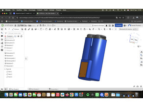 21700 Case + bms 3D model