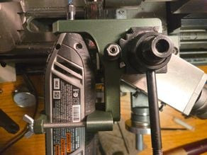 Dremel Attachment for Mini Lathe 3D model