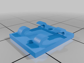 CODE 332 TIE / SLEEPER PLATE. G scale F scale. 3D model