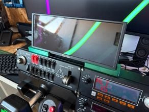 Support écran pour simulateur Logitech 3D model