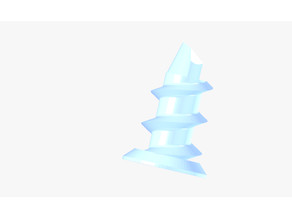Foam core board anchor 3D model
