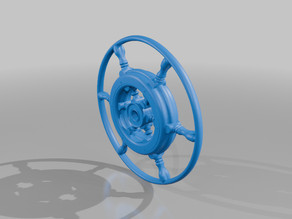 ship wheel 3D model