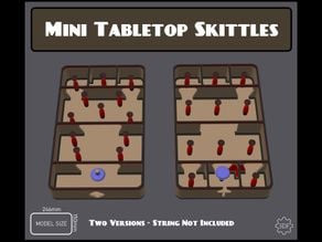 Mini Tabletop Skittles 3D model