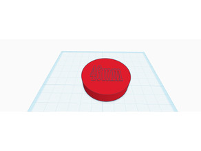 46mm slip on cap 3D model