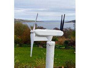 Wind Turbine Mesh Node 3D model