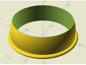 Parametric round cookie cutter generator 3D model