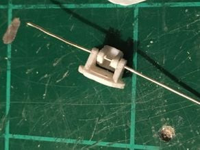 1/25 Scale Motor Mount 3D model