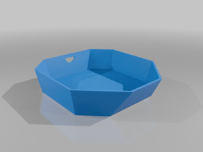 Board games tray - Stackable & Packs Flat 3D model