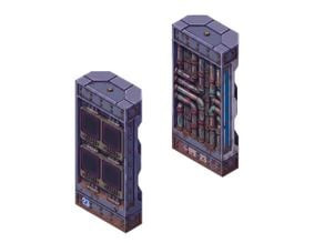 MDF ITD STL - Half Column 3D model