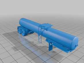 Hot Oil Trailer 3D model