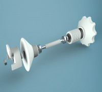 Low friction spool holder 3D model