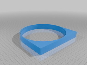 Desktop Clock Frame 3D model