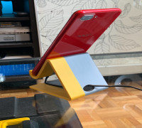 Phone Tablet Stand - No support needed 3D model