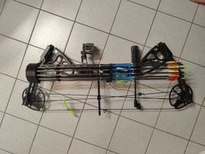 Compact Bow Quiver 3D model
