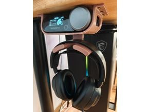 Steelseries Nova Pro Wireless Under Desk Holder + headset 3D model