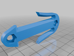 Scuba diving robe cutter 3D model