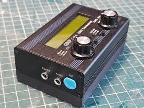 QMX DC plug blank 3D model
