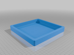Simple key tray 3D model