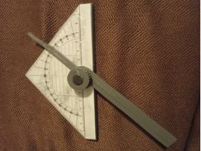 Protractor-Angle Checker Marker Tool 3D model
