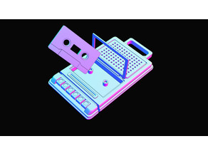 Mini Cassette Player 3D model