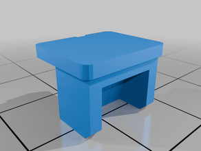 Simple RJ45 Block Off 3D model