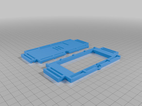 uconsole multiutility backpack webbing top and bottom 3D model