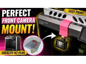 K2 Plus Front Camera Mount 3D model
