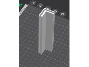 Perspex Corner Connector 3mm Thick 3D model